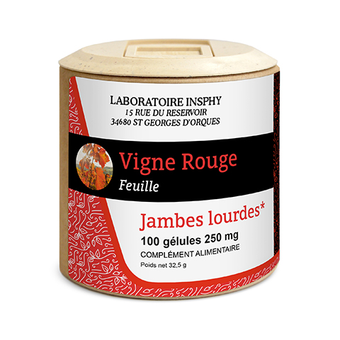 Vigne rouge – Circulation et confort des jambes - complément alimentaire