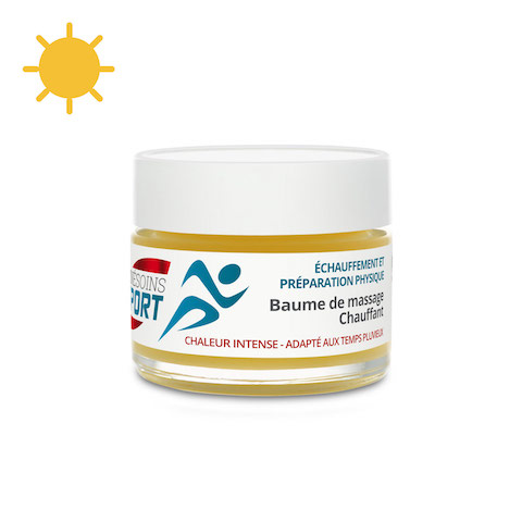 Baume de massage Chauffant Sport - Chaleur intense - 30 ml