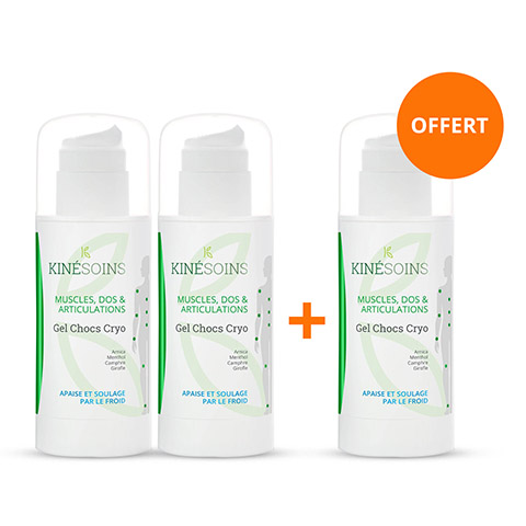 Pack 2+1 Gel Chocs Cryo Muscles et Articulations