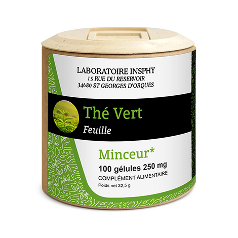 Thé vert – Surcharge pondérale, cellulite, soin de la peau - complément alimentaire