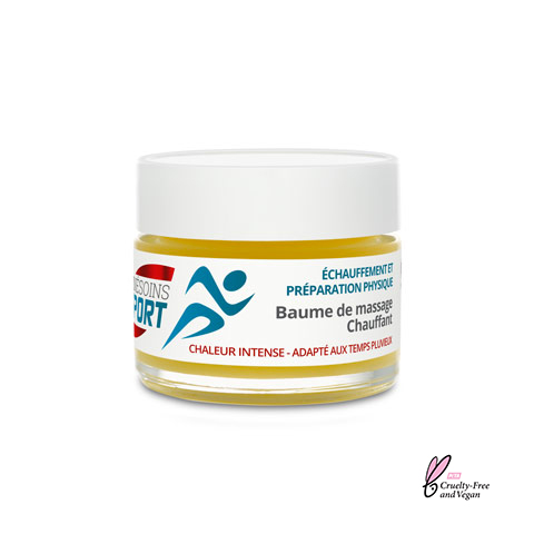 Baume de massage Chauffant Sport - Chaleur intense - 30 ml